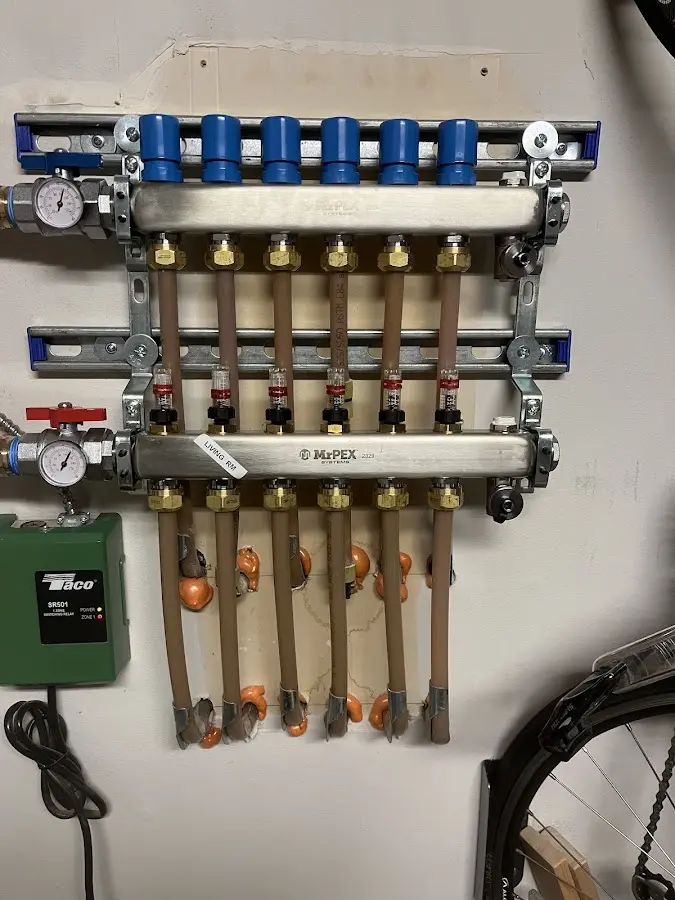 Plumber performing Leak Detection at a residential property in Clinton